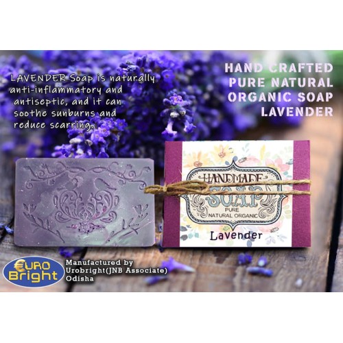 Handmade Organic Lavender Soap 120 Gms