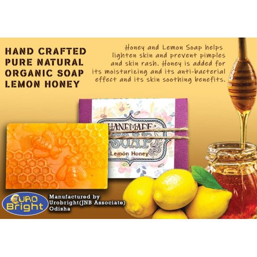 Lemon Honey handmade organic soap 120gms