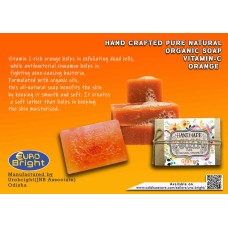 Orange Vitamin C Handmade Organic Soap 120 Gms