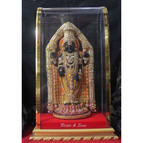 Lord Balaji Fibre Idol 10.5 inches in Transparent Box 1700