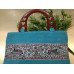 FANCY JUTE HANDBAG WITH MADHUBANI