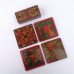 HAND-PAINTED MADHUBANI  COASTERS