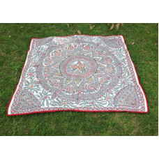 HAND-PAINTED MADHUBANI TABLE CLOTH 3