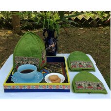 HAND-PAINTED MADHUBANI TEA COZY
