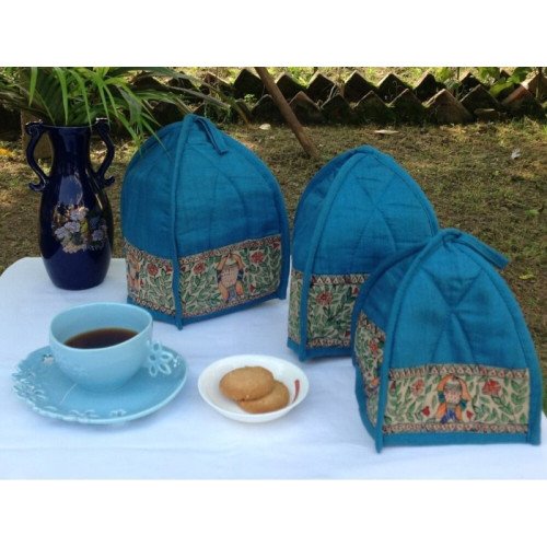 HAND-PAINTED MADHUBANI TEA COZY