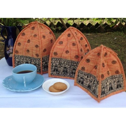HAND-PAINTED MADHUBANI TEA COZY