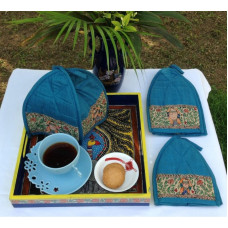 HAND-PAINTED MADHUBANI TEA COZY 8