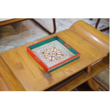 Madhubani , Hand Painted Serving Tray 3 Madhubani , Hand Painted Serving Tray 3