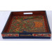 Madhubani , Hand Painted Serving Tray 9