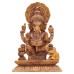 Handmade Wooden Lord Ganesh 12 cm x 6 cm x 15 cm Brown KFACPC 14