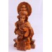 Handmade Wooden Lord Ganesh 12 cm x 6 cm x 15 cm Brown KFACPC 17