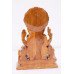 Handmade Wooden Lord Ganesh 8 cm x 6 cm x 15 cm Brown