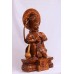 Handmade Wooden Lord Hanuman 12 cm x 6 cm x 15 cm Brown KFACPC 19