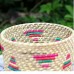 Sabai Grass Multipurpose Basket Newspaper Stand Waste Paper Basket Planter round