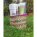 Sabai Grass Multipurpose Newspaper Stand Planter Waste Paper Basket round