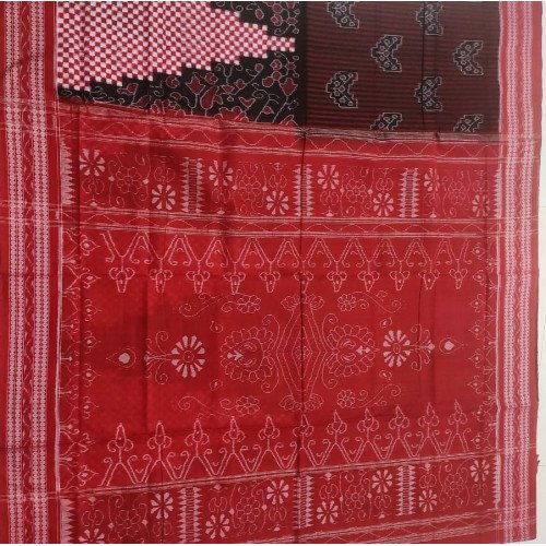 Sambalpuri Double Colour Saree