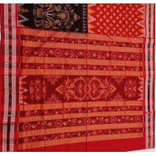 Sambalpuri Hand Woven Double Colour Saree