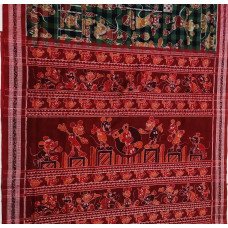 Sambalpuri Micky Mouse Printed Saree
