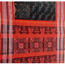 Sambalpuri Peacock Design Sari