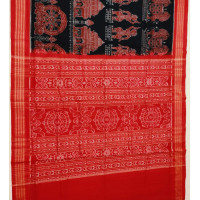 Sambalpuri Temple Printed Saree 2 Sambalpuri Temple Printed Saree 2