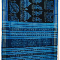 Sambalpuri Temple Printed Saree 3 Sambalpuri Temple Printed Saree 3