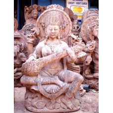 Saraswati Sitting Statue