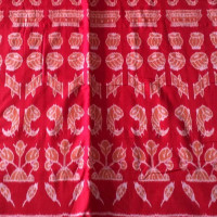 Ladies Fabrics Red White Print Cotton Kurti Piece 2