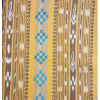 Sambalpuri Yellow Cotton Kurti