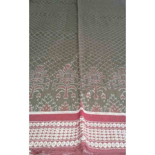 Sambalpuri Cotton Deep Border Design Saree