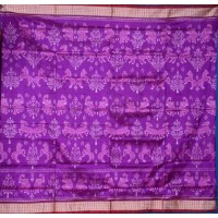 Sambalpuri Jammu Colour Patta Silk