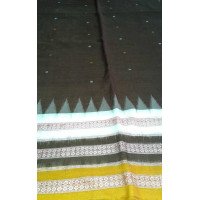 Sambalpuri Triple Border Mini Buti Bomkai Cotton