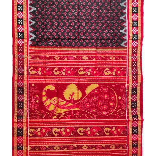 Sambalpuri Pasapali Border Saree