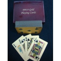 24ct Gold plated playing cards 5658503