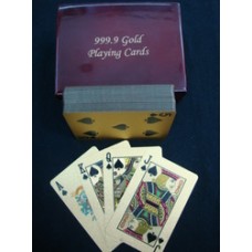 24ct Gold plated playing cards 5658503