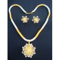 Gold Plated Pendant Sets 242593