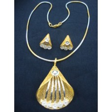 Gold Plated Pendant Sets 3027074