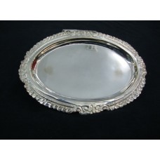 SILVER OVAL PLATE 8217141