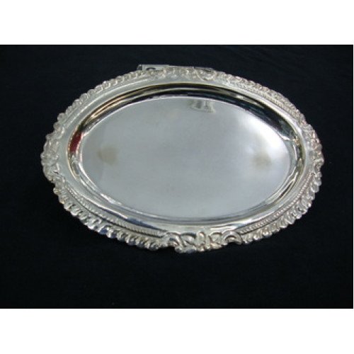 SILVER OVAL PLATE 8217141