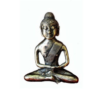Brass Dokra Figurine-Goutam Buddha 1