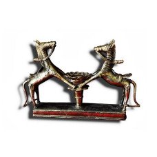 Brass Dokra figurine-2 horses