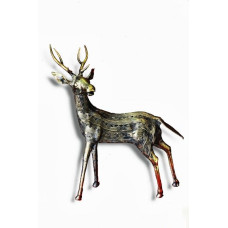 Brass Dokra figurine-Deer 1