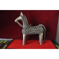 Brass Dokra horse