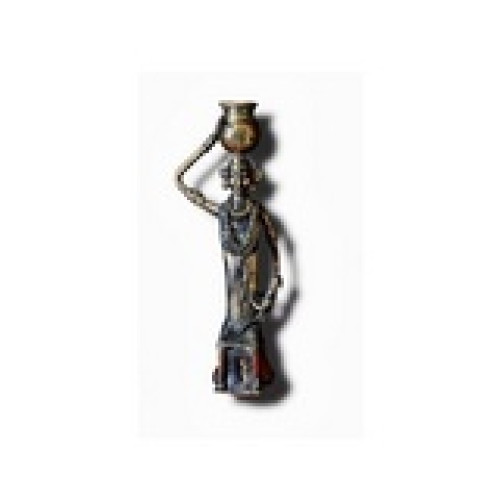 Dhokra Tribal Lady With Pot