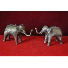 Dokra Set Of Two Elephant