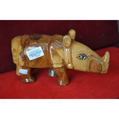 Wooden Rhino 3
