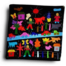 Applique Wall hanging small 009