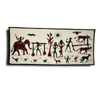 Applique Wall hang unframed 024